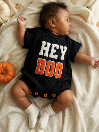 Hey Boo Sweater Romper