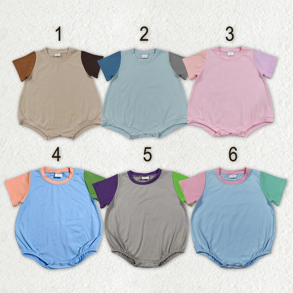 Colorblock Bubble Romper - CLOSES 7/6