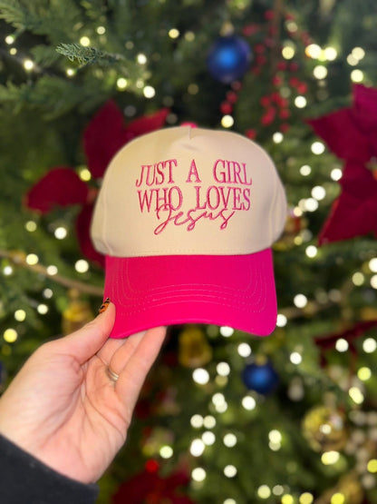 Girl Who Loves Jesus Hat — Closing 11/26