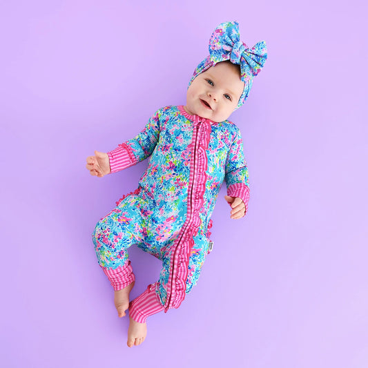 Ella Bamboo - Ruffle Zippie