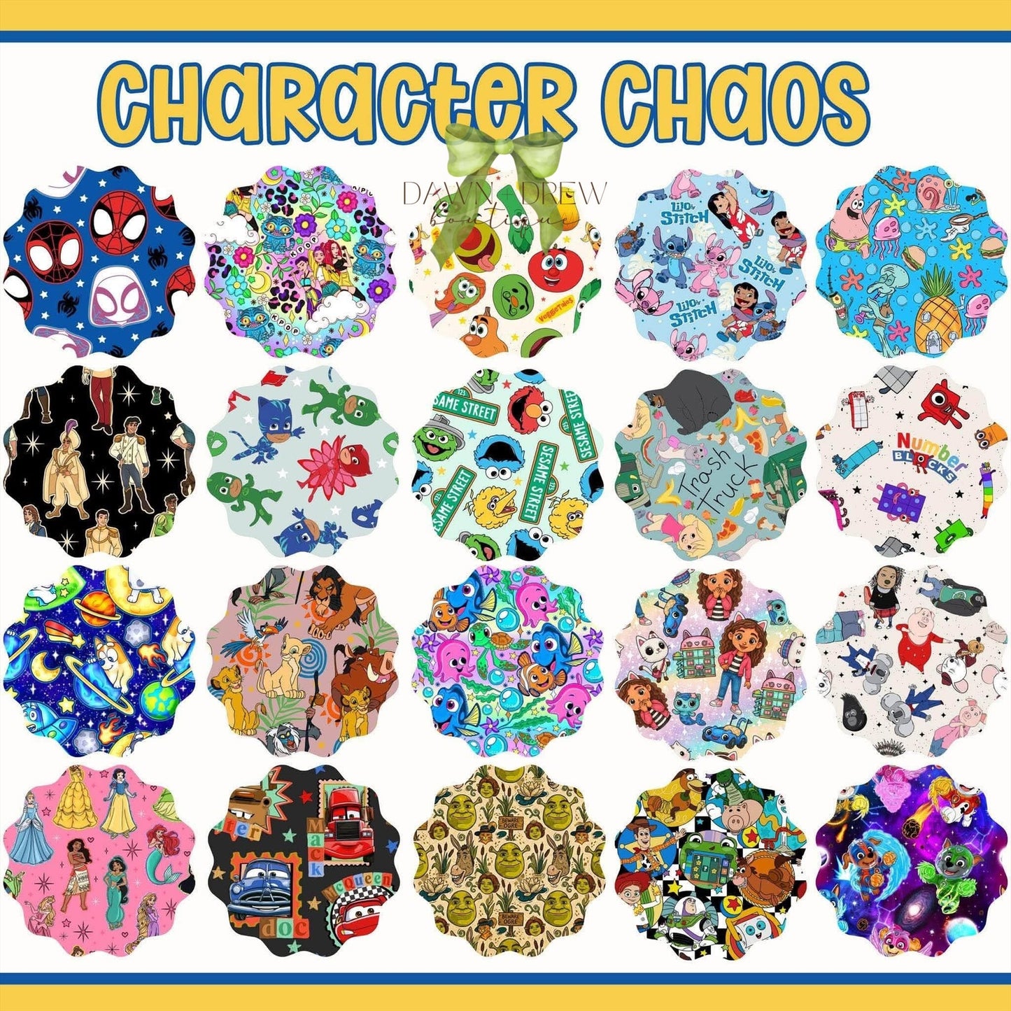 CHARACTER CHAOS BAMBOO — CLOSES 9/14