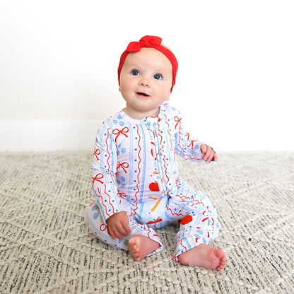 Macy Bamboo - Ruffle Zippie
