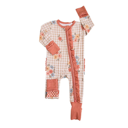 Callie Bamboo - Ruffle Zippie