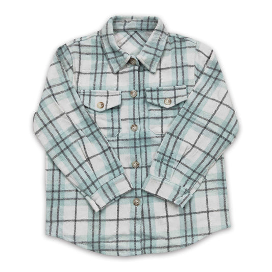 Green Plaid Shacket