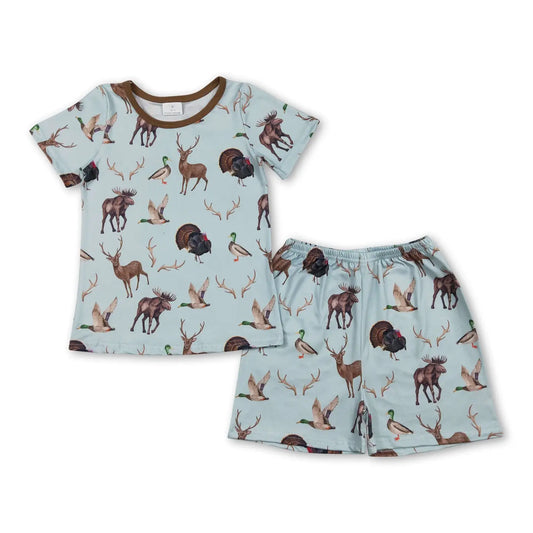 Light Blue Hunting Lounge Set