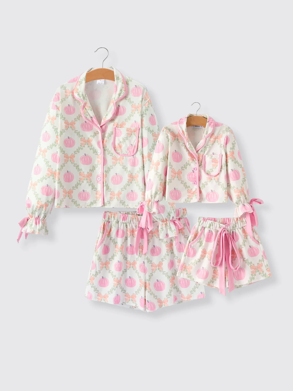 Mommy & Me Coquette Pumpkin Pajamas