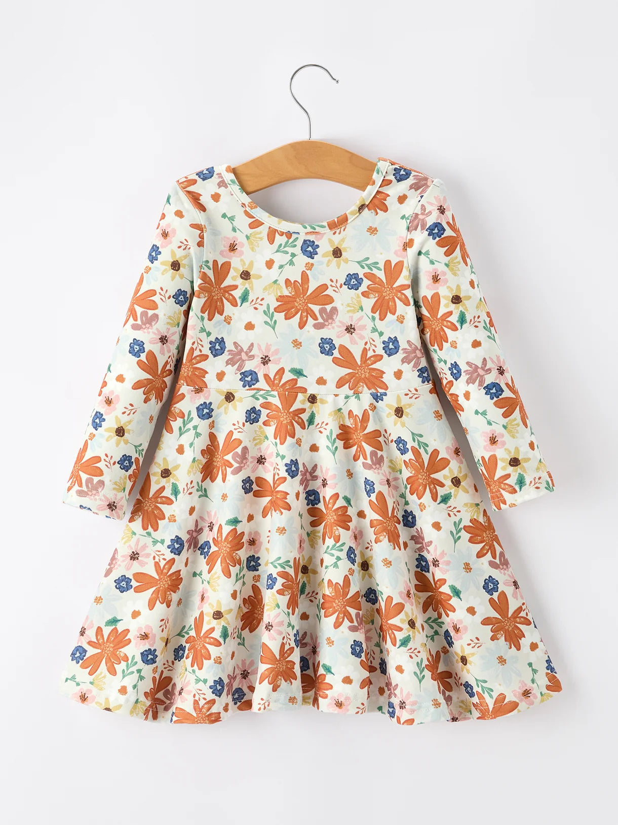 Autumn Wildflower Twirl Dress