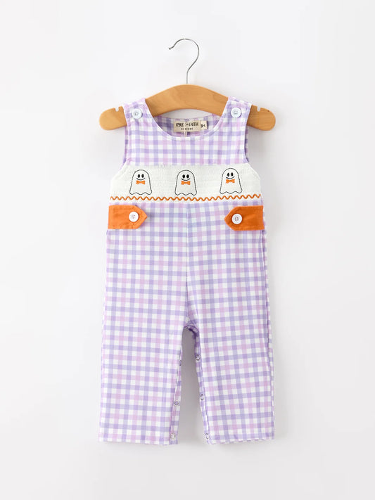 Purple Gingham Ghost Jumper