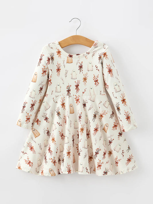 Ghost Floral Twirl Dress