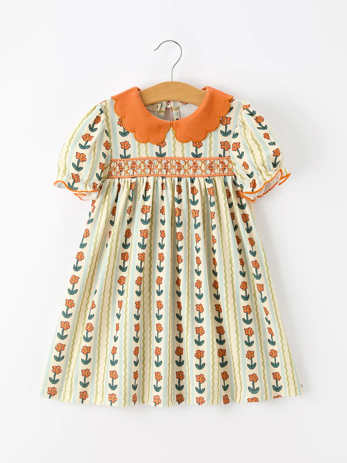 Daisy Striped Petal Dress