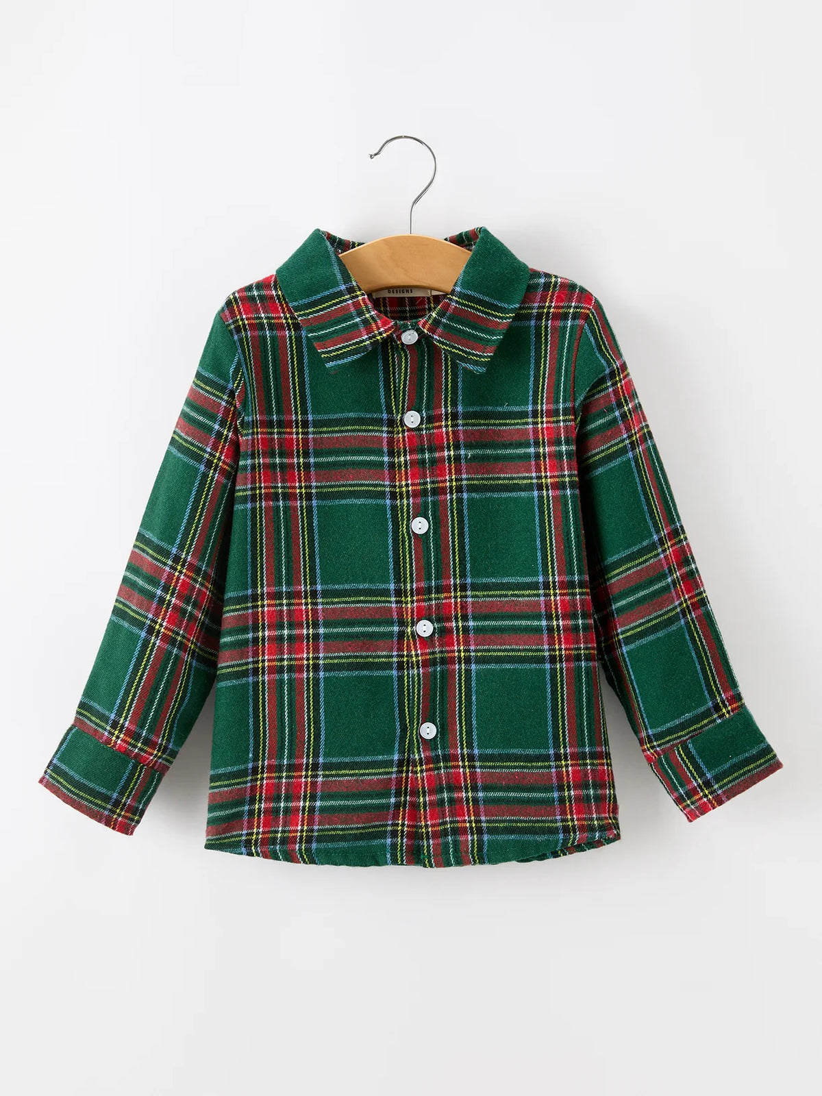 Green Plaid Flannel Shirt