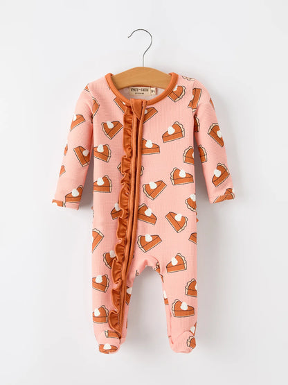 Pumpkin Pie Ruffle Waffle Zippie