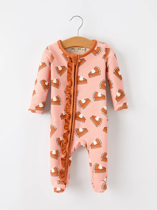 Pumpkin Pie Ruffle Waffle Zippie