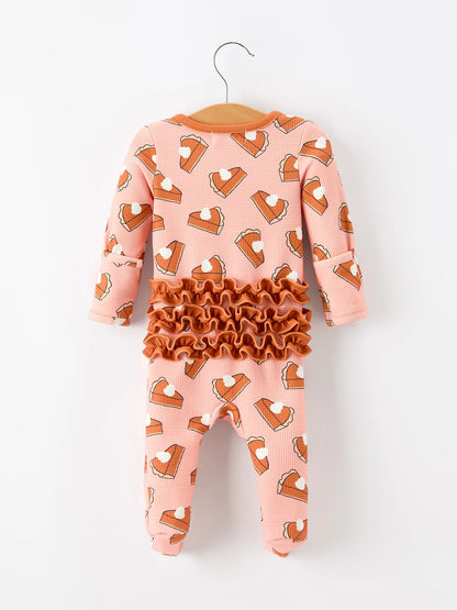 Pumpkin Pie Ruffle Waffle Zippie