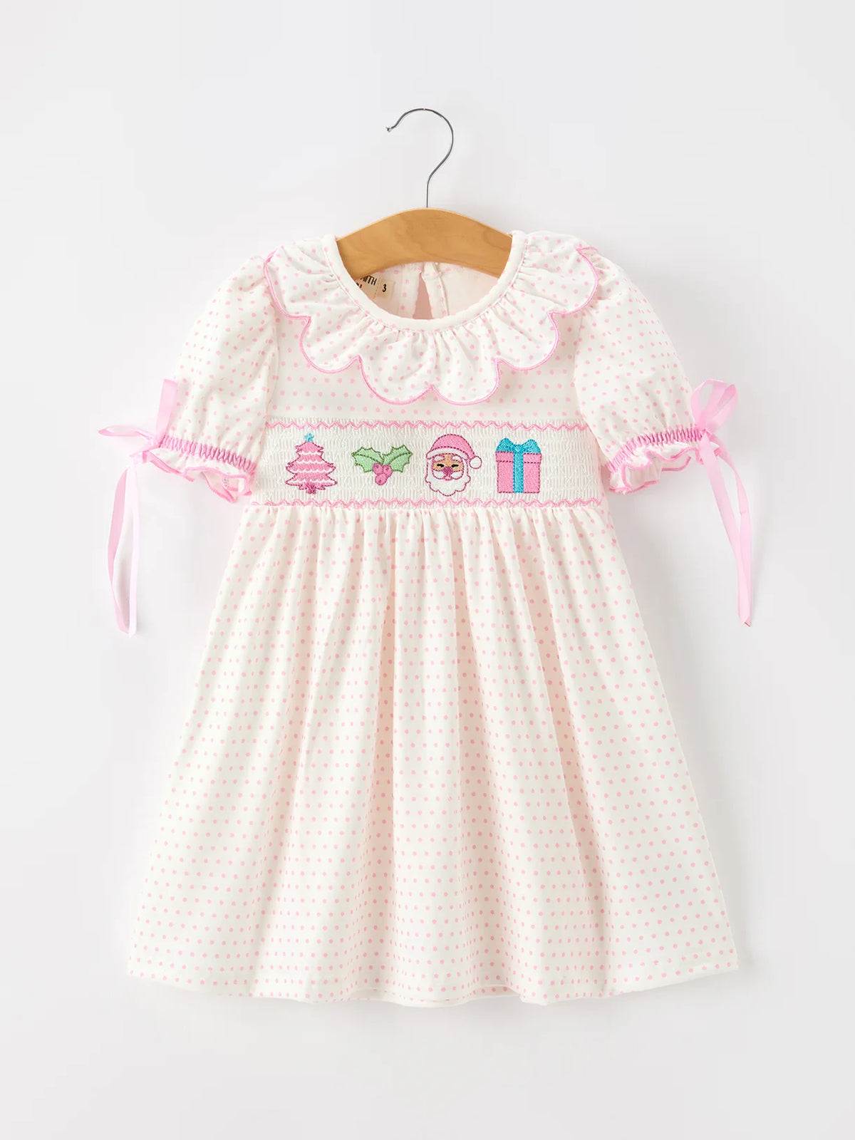 Pinkmas Polka Dot Dress