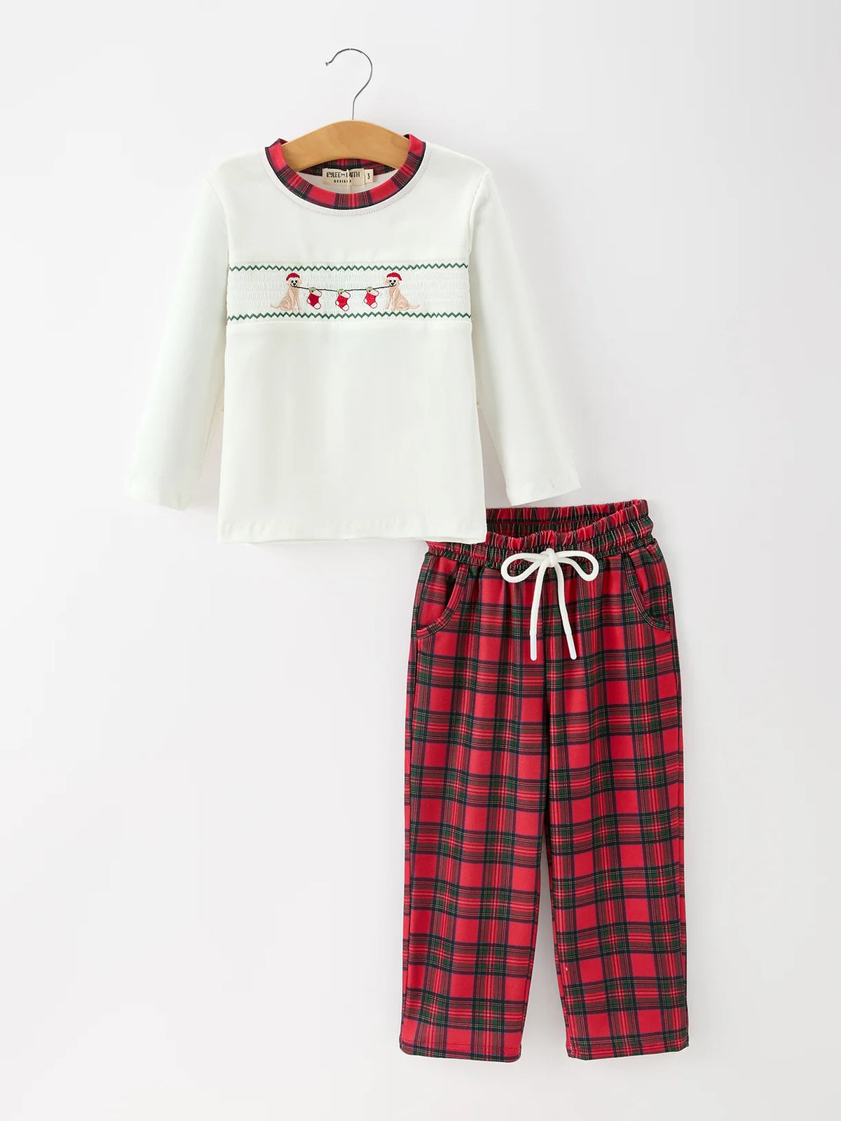 Pupping Stockings Embroidery Shirt & Pants