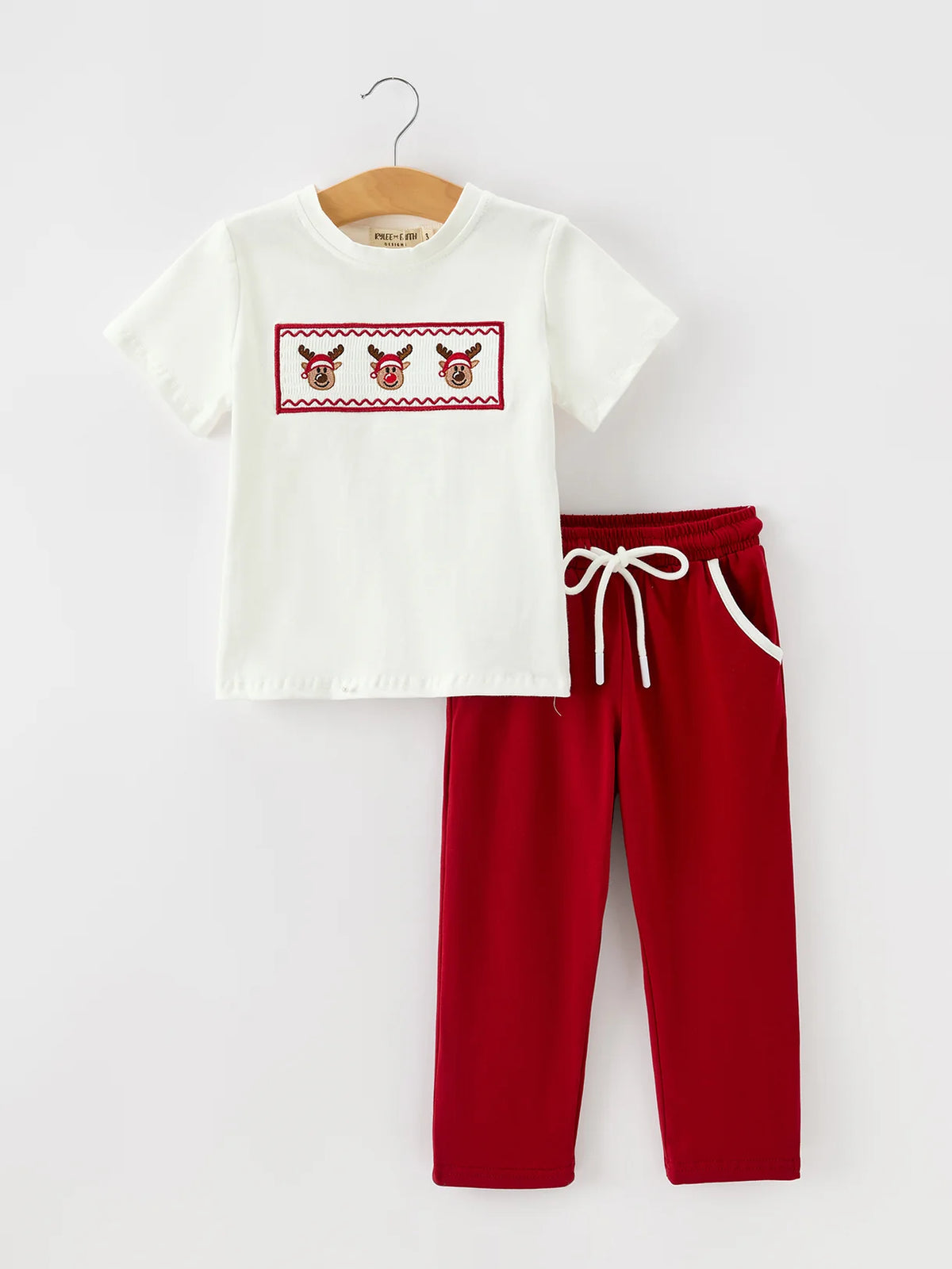 Reindeer Smocked Tee & Pants