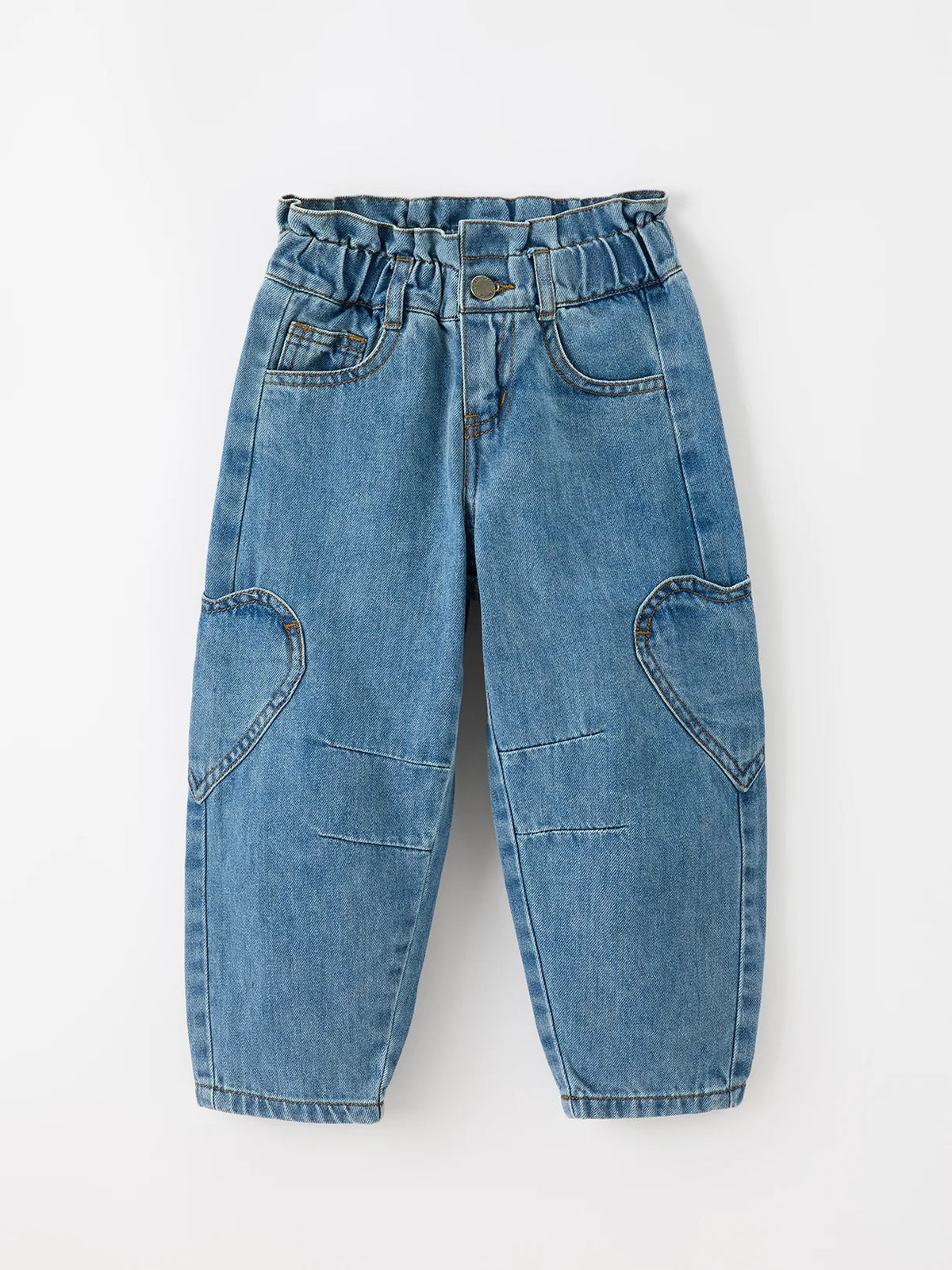 Heart Knee Barrel Jeans