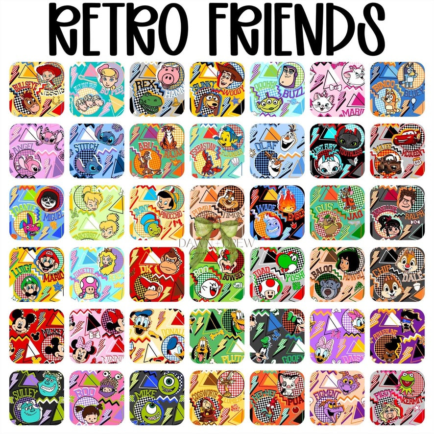 RETRO FRIENDS BAMBOO — CLOSES 8/17