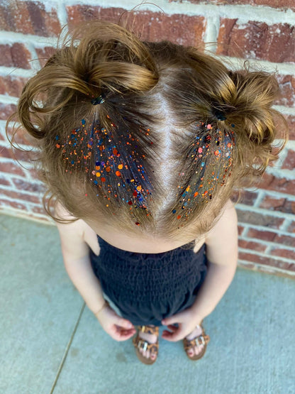 HAIR GLITTER: Midnight Spark - October Sub Color