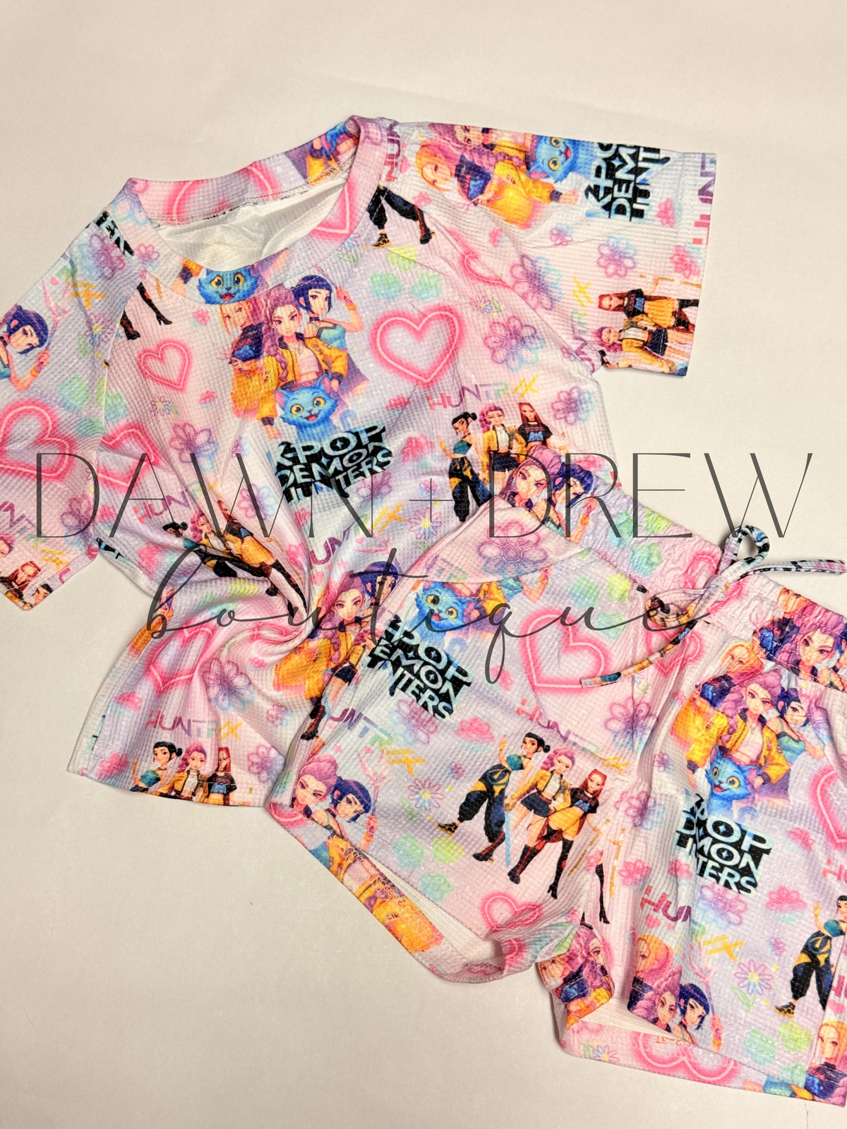 Custom Waffle Short Sleeve & Shorts - CLOSES 10/5