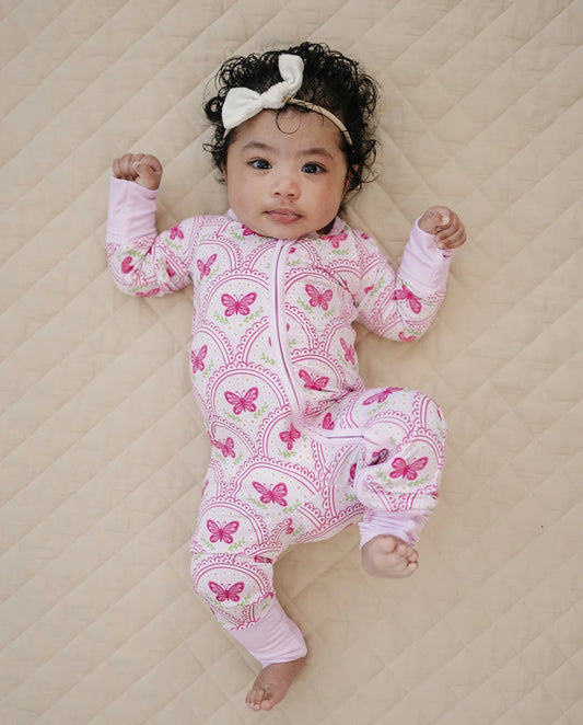 Pink Butterfly Bamboo - Zippie