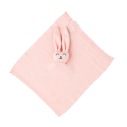 Baby Pink Knit Bunny Lovey