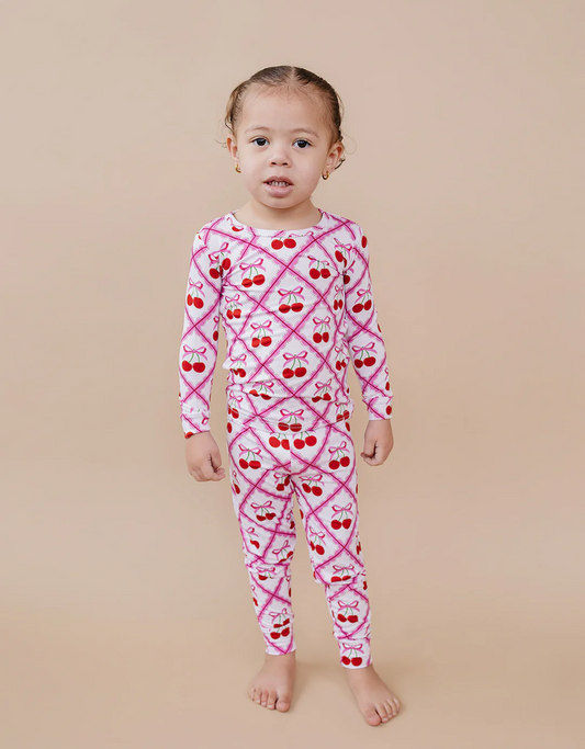 Cherry Bow Bamboo - 2-Piece Set