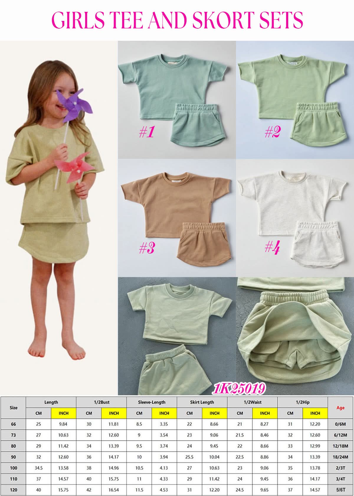 Boxy Tee & Skort Set