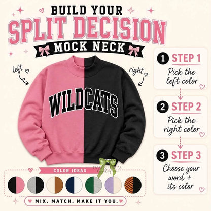 Custom Split Mock Necks — CLOSES 9/7