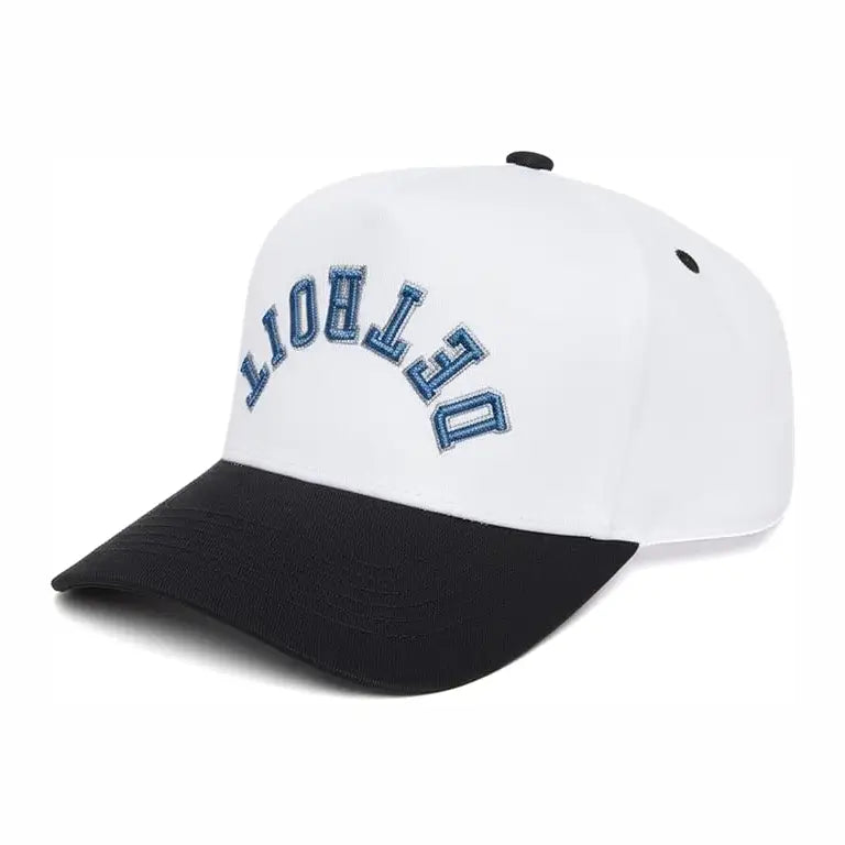 DETROIT Upside Down Embroidered Trucker Hat