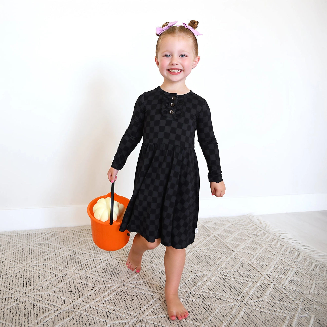 Frankie Bamboo - Button Twirl Dress