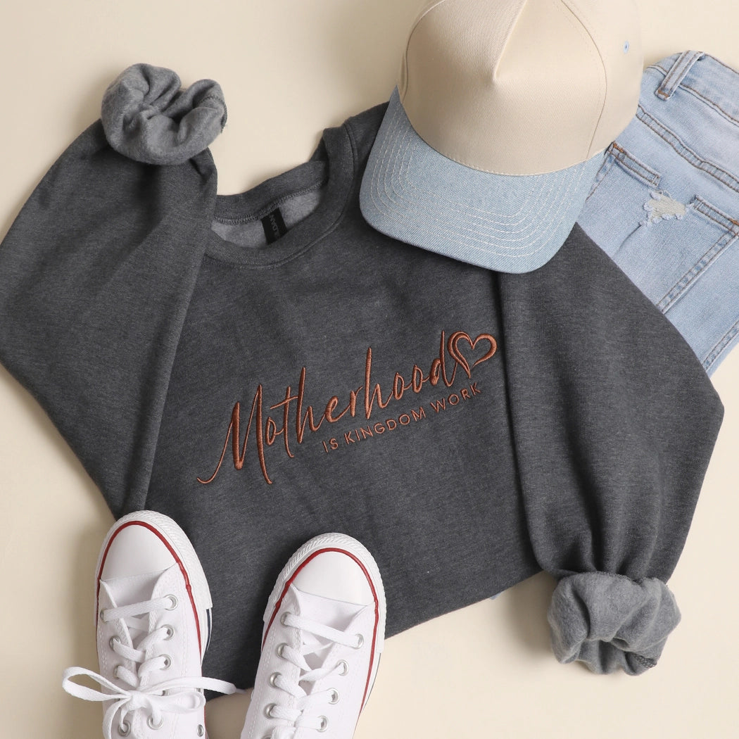 Motherhood is Kingdom Work Crewneck