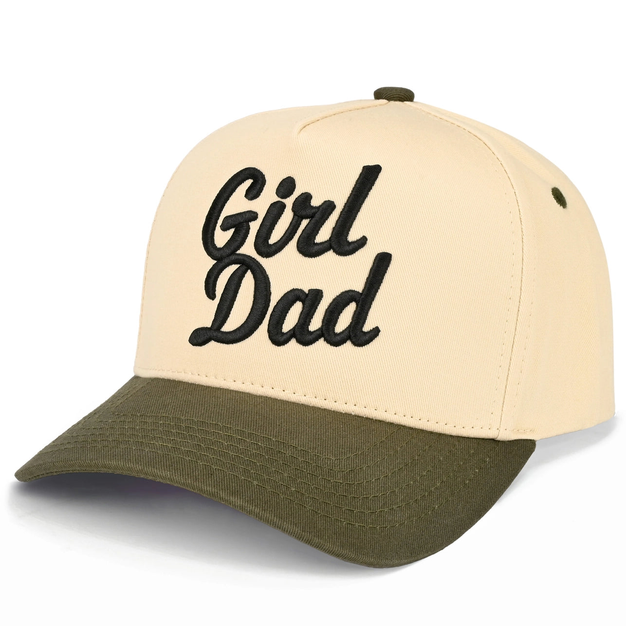 Girl Dad Embroidered Snapback Trucker Hat