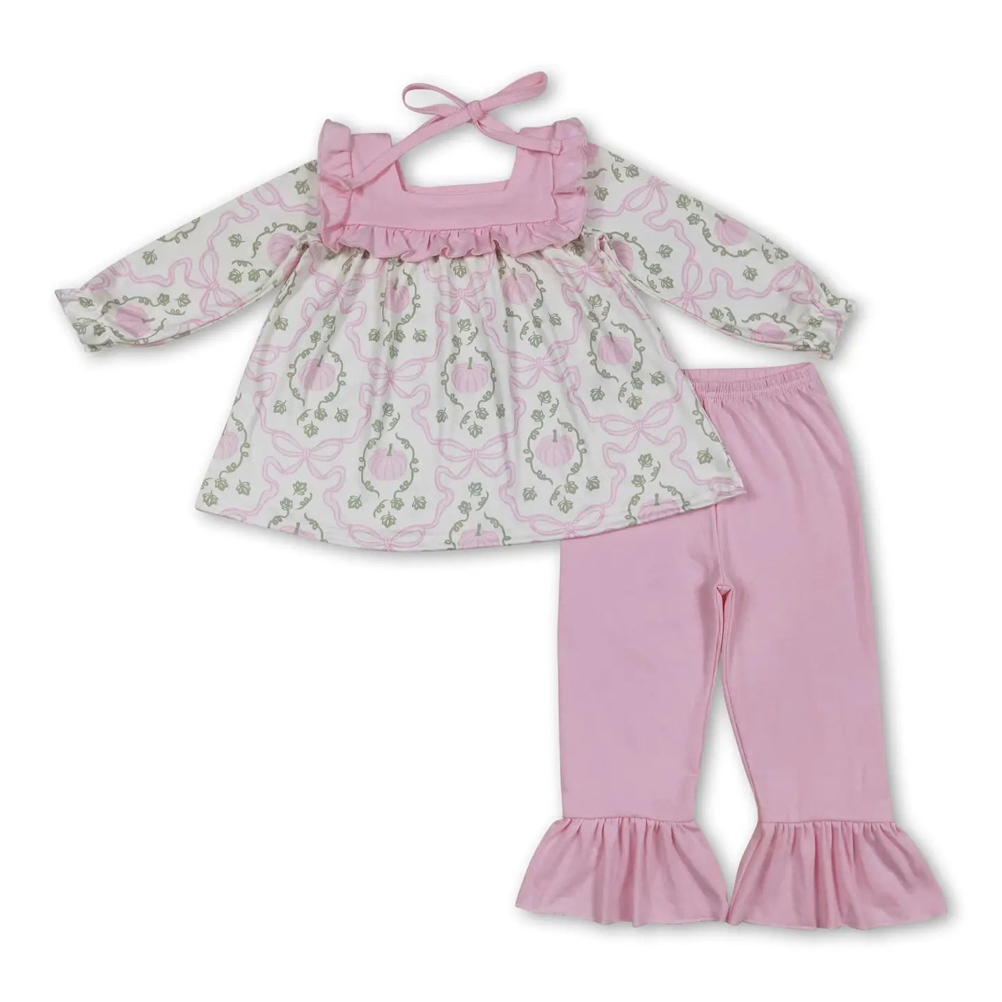 Pink Coquette Pumpkin Tunic & Pants