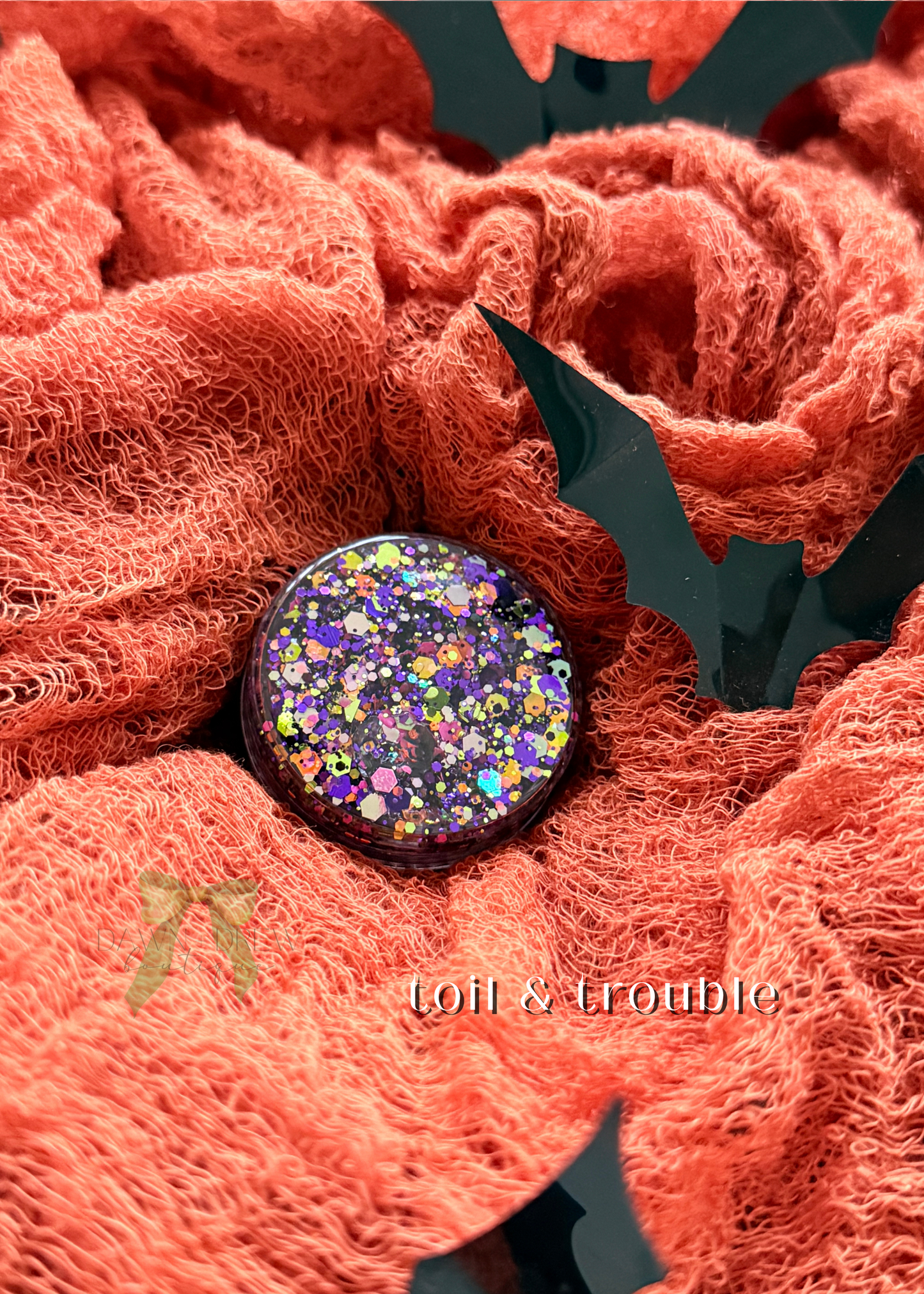 HAIR GLITTER: Toil & Trouble - October Sub Color