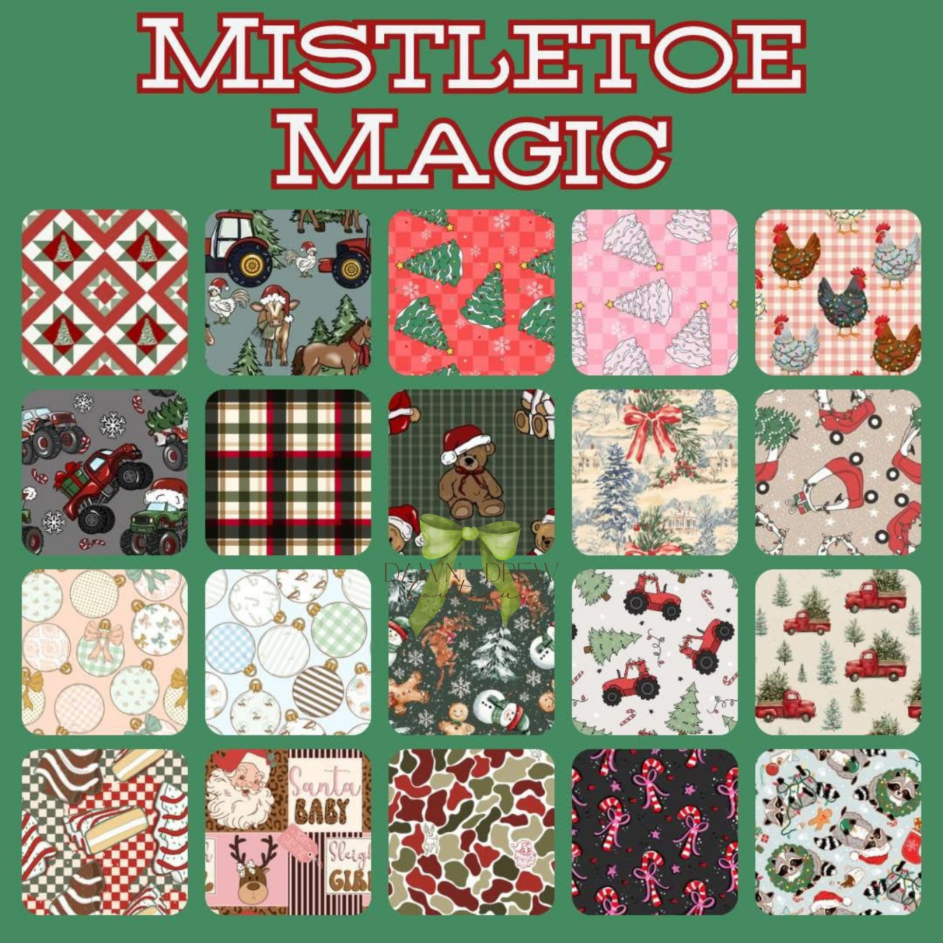 MISTLETOE MAGIC BAMBOO - CLOSES 7/9