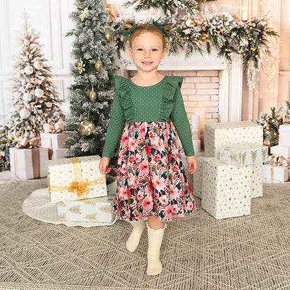 Mary Bamboo - Ruffle Sleeve Dress