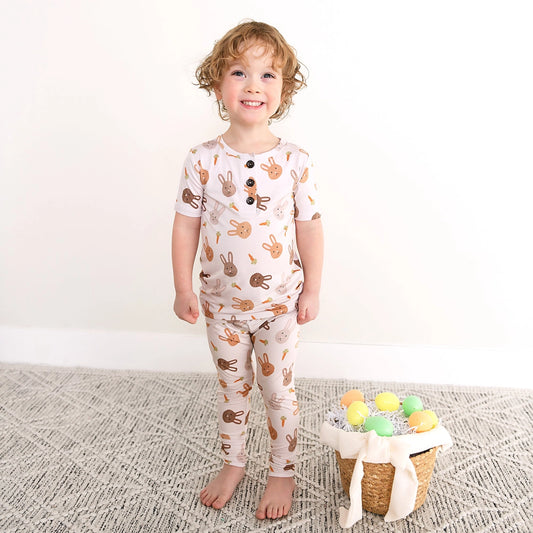 Noah Bamboo - 2-Piece Button Set