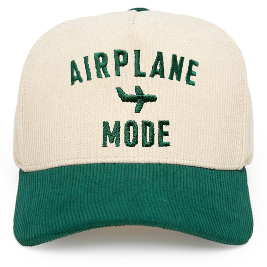 Airplane Mode Embroidered Cord Hat