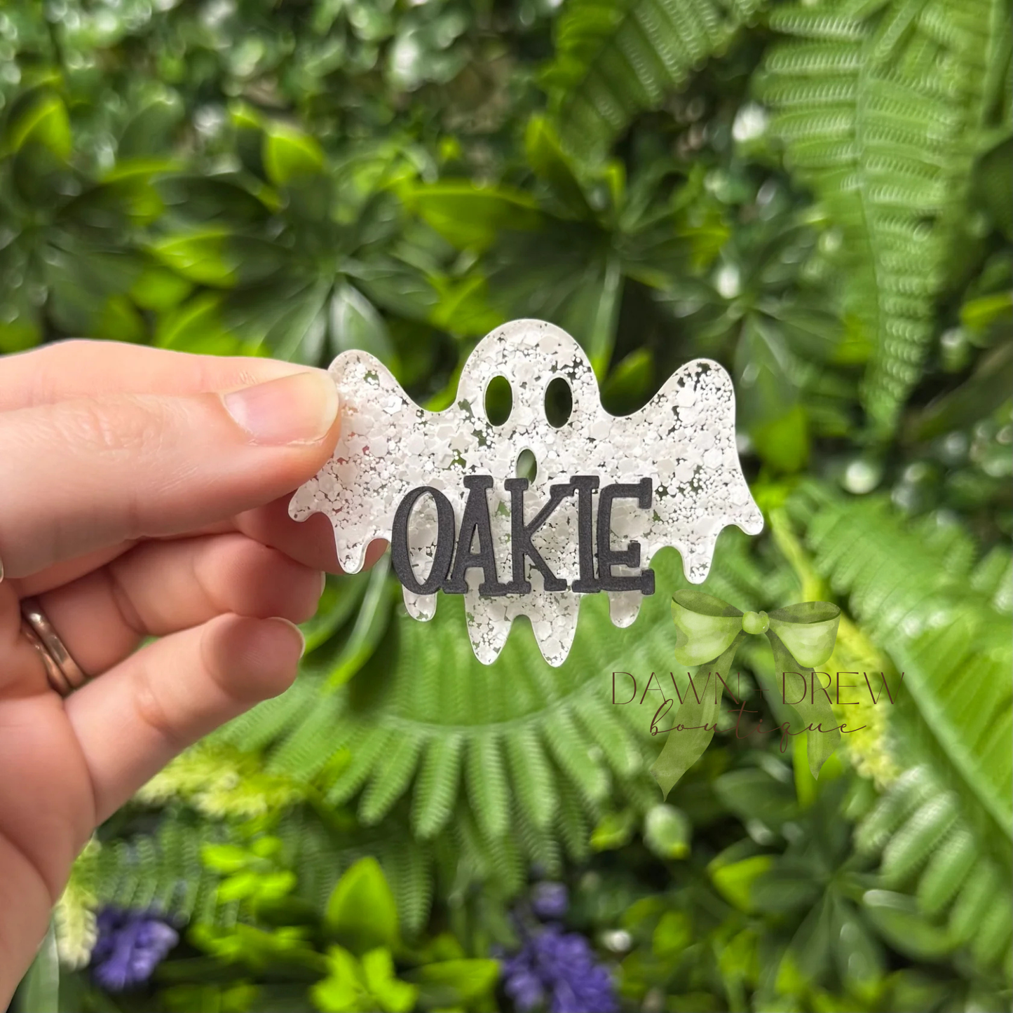 Spooky Ghost Hair Clip