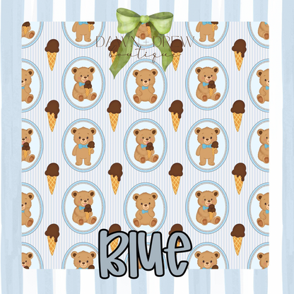 TEDDY ICE CREAM BAMBOO — CLOSES 2/26