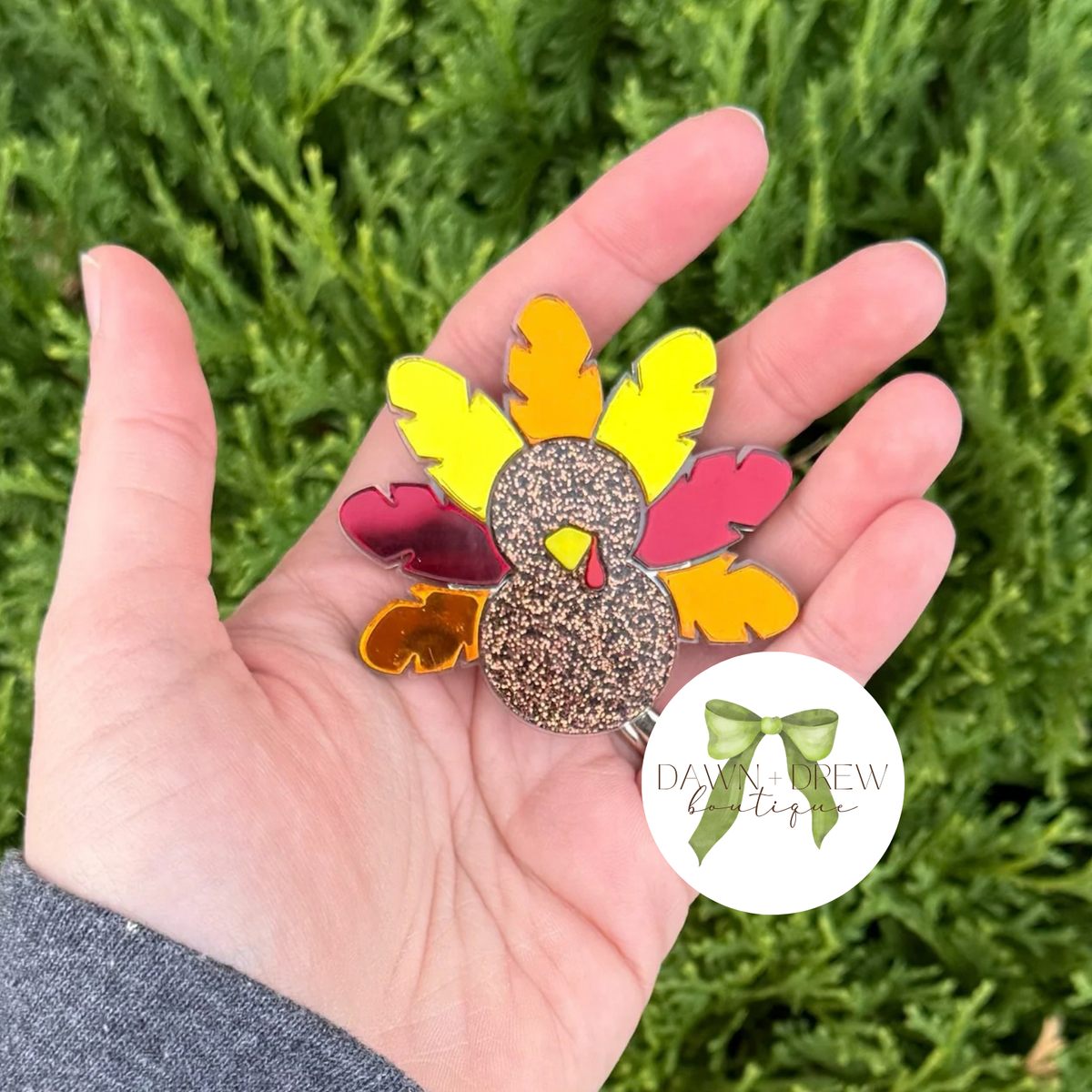 Turkey Hair Clip
