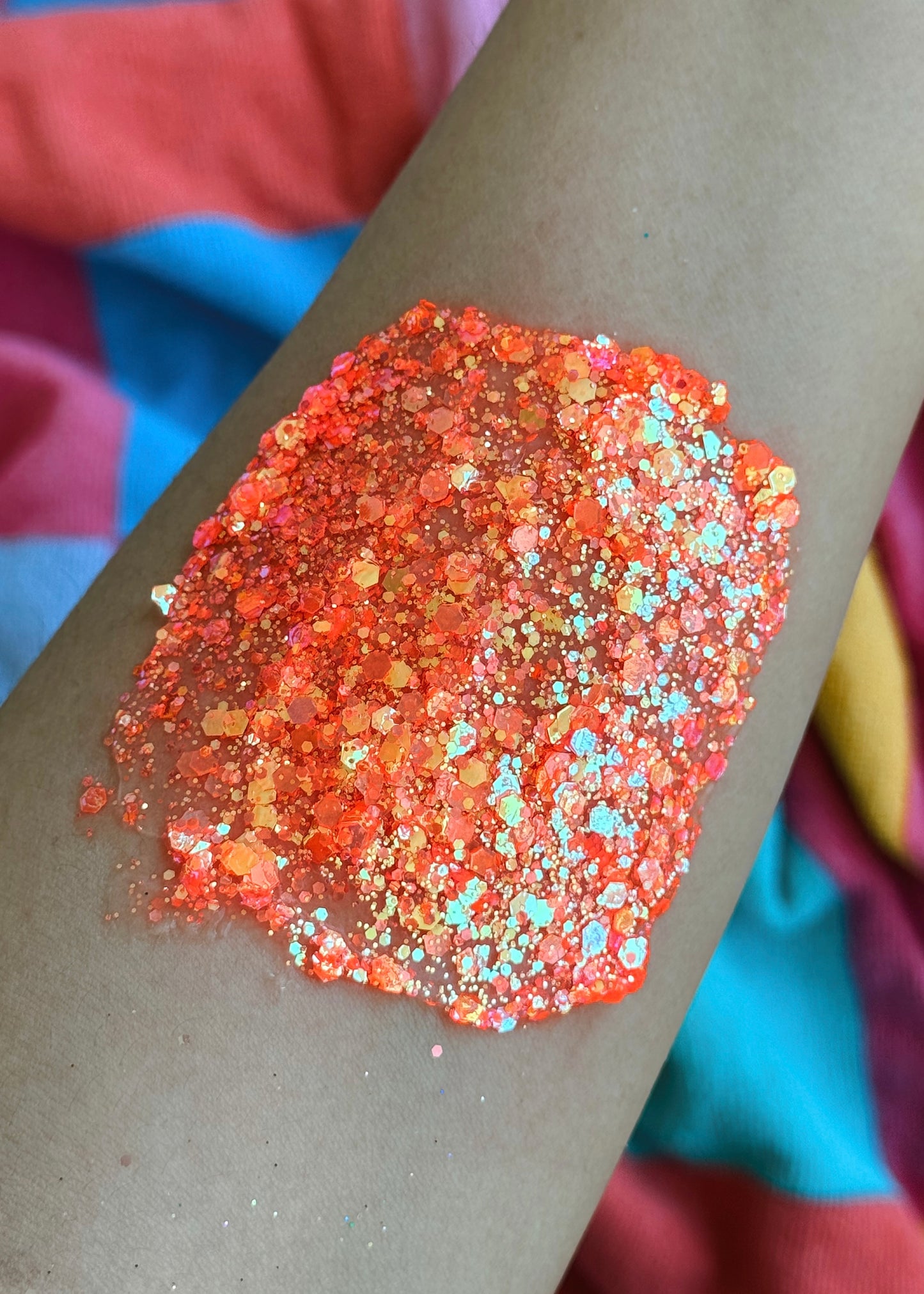 HAIR GLITTER: Neon Heatwave