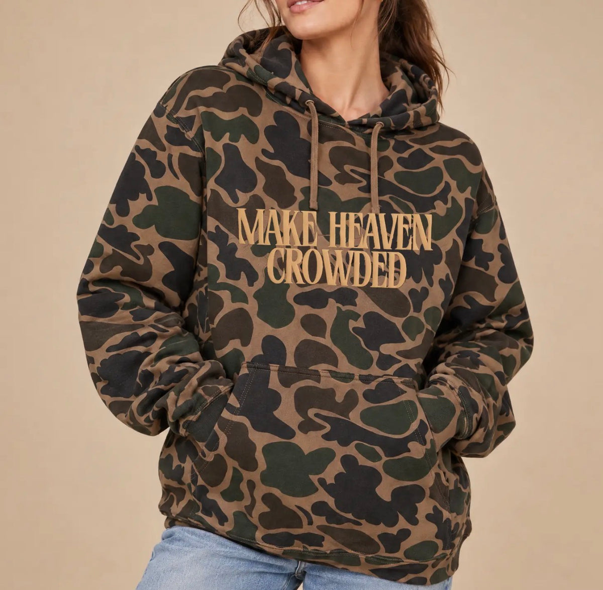 Make Heaven Crowded Duck Camo Hoodie