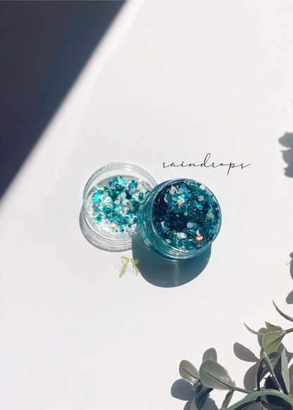 HAIR GLITTER: Raindrops - May Sub Color