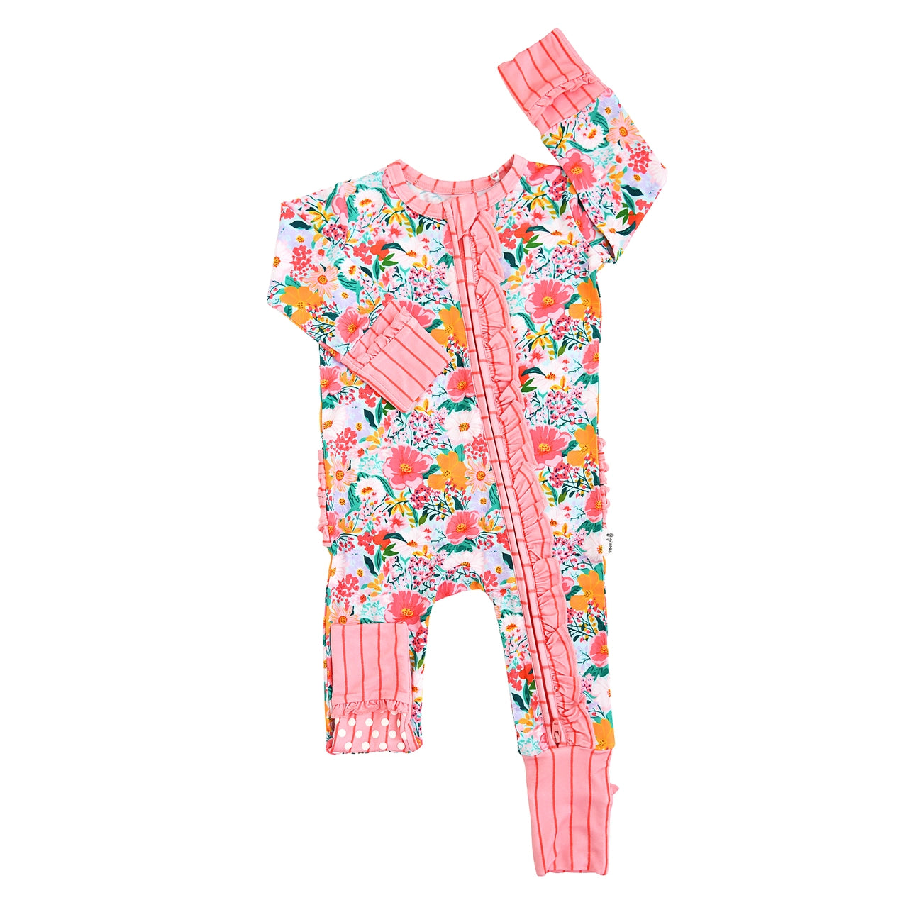 Cecelia Bamboo - Ruffle Zippie