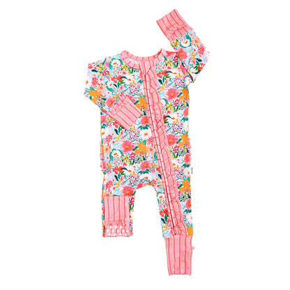 Cecelia Bamboo - Ruffle Zippie