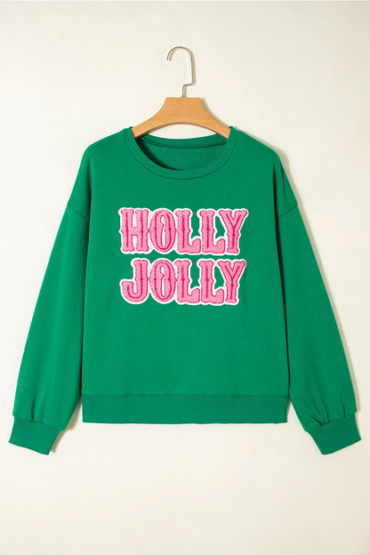 Holly Jolly Embroidered Sweater