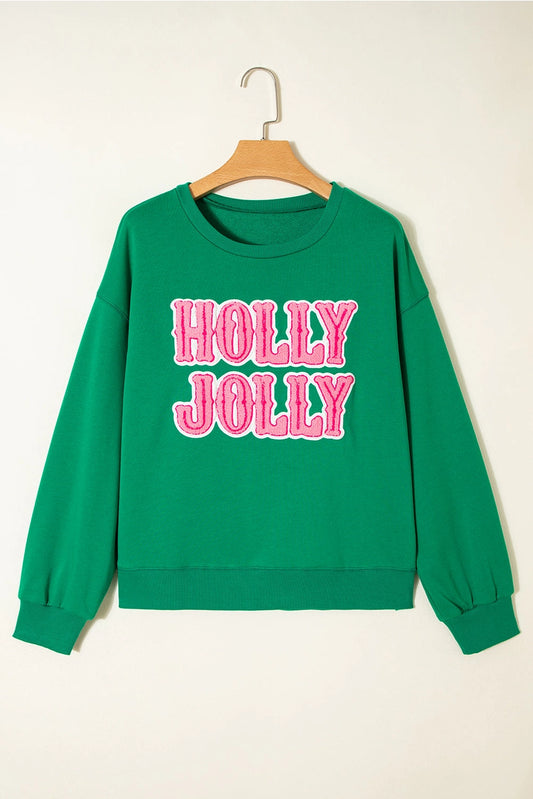 Holly Jolly Embroidered Sweater